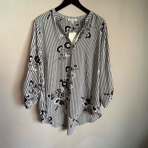 Black Rainn strapped and floral top 🖤🌸